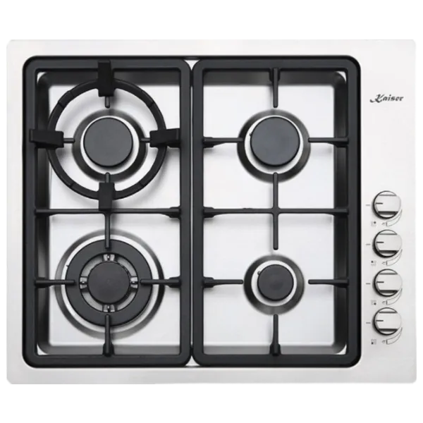 Plită încorporabilă pe gaz Kaiser KG 6340 Turbo Inox / Inox photo 1