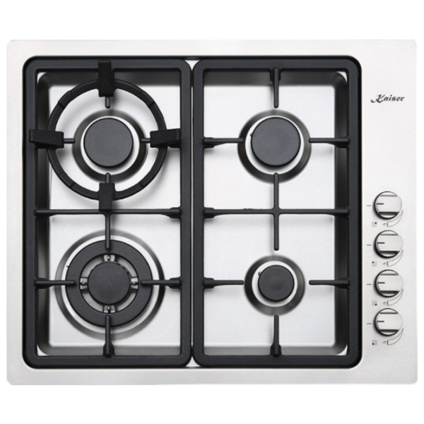 Plită încorporabilă pe gaz Kaiser KG 6340 Turbo Inox / Inox photo 1