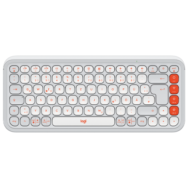 Клавиатура Logitech POP Icon Keys Беспроводные / Белый photo 1
