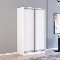 Dulap Mobildor-Lux Fox 110 x 60 x 240 / PAL / White photo 3