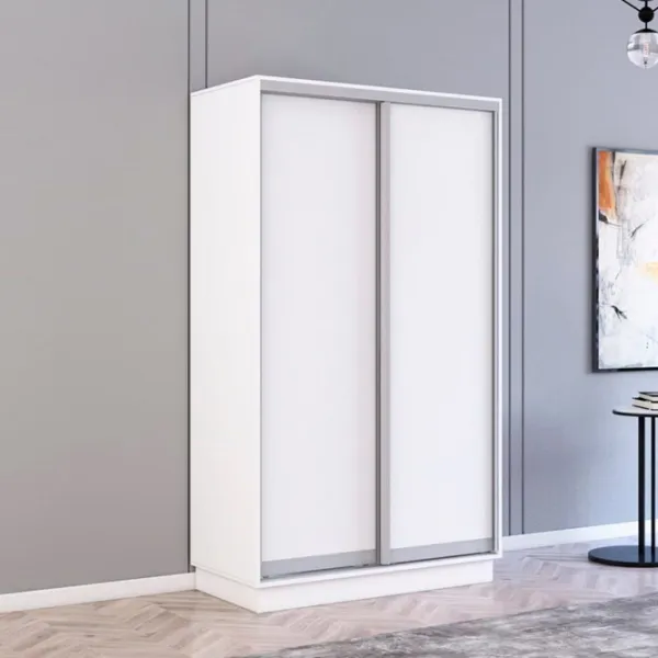 Шкаф Mobildor-Lux Fox 120 x 60см x 240 / ЛДСП / White photo 2