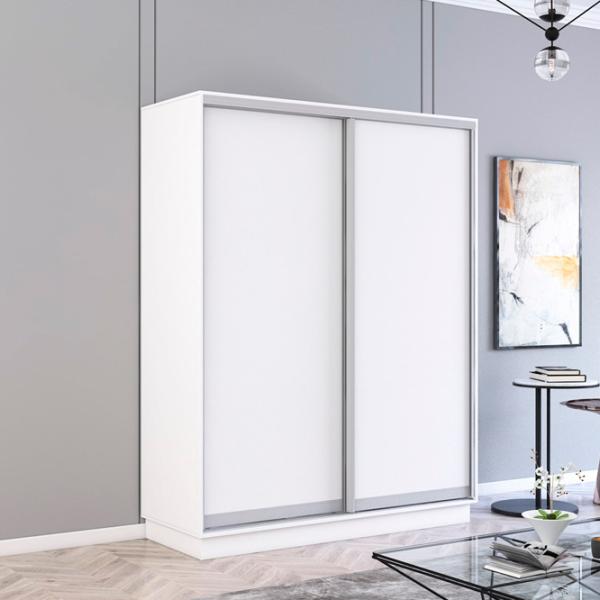 Dulap Mobildor-Lux Fox 130 x 60 x 240 / PAL / White photo 3