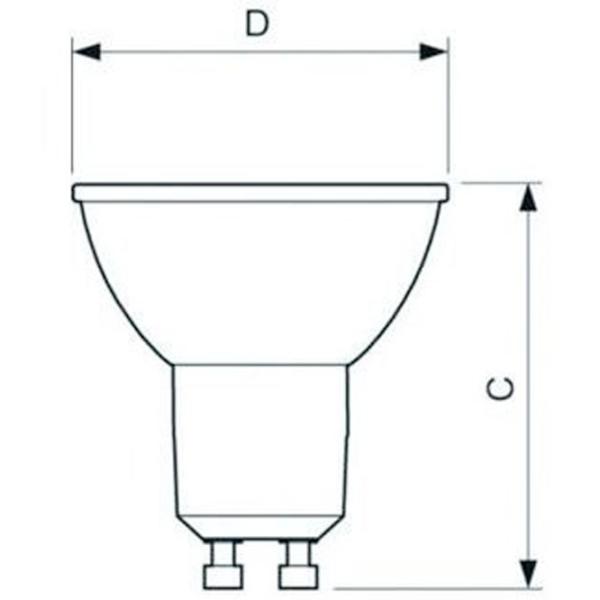 Bec LED Philips CorePro LED spot 929001218102 GU10 / 4.6 W / 3000 K / 370lm / White photo 3