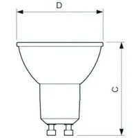 Bec LED Philips CorePro LED spot 929001218102 GU10 / 4.6 W / 3000 K / 370lm / White photo 3