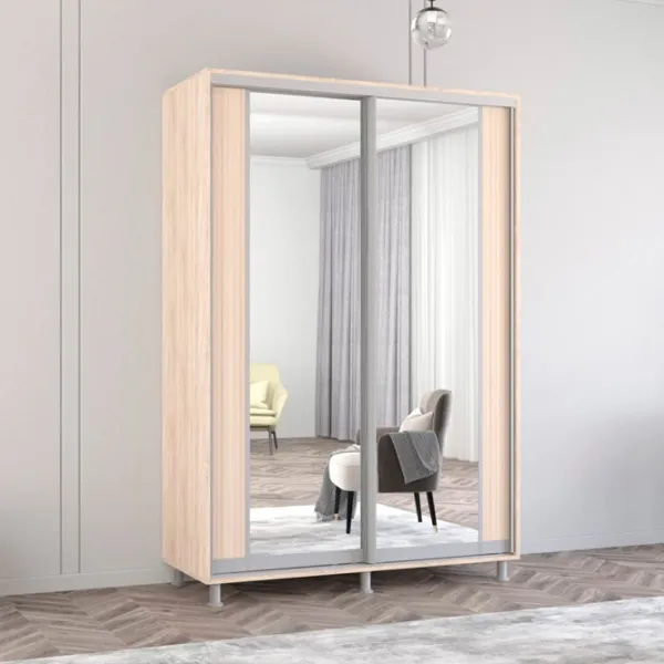 Шкаф Mobildor-Lux Aron K2 150 x 60см x 200 / ЛДСП / Sonoma photo 2