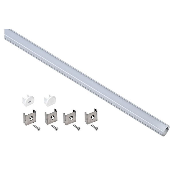 Profil pentru benzi LED IEK LSADD1816-SET1-2-N2-1-08 Aluminiu / 2000 mm photo 1
