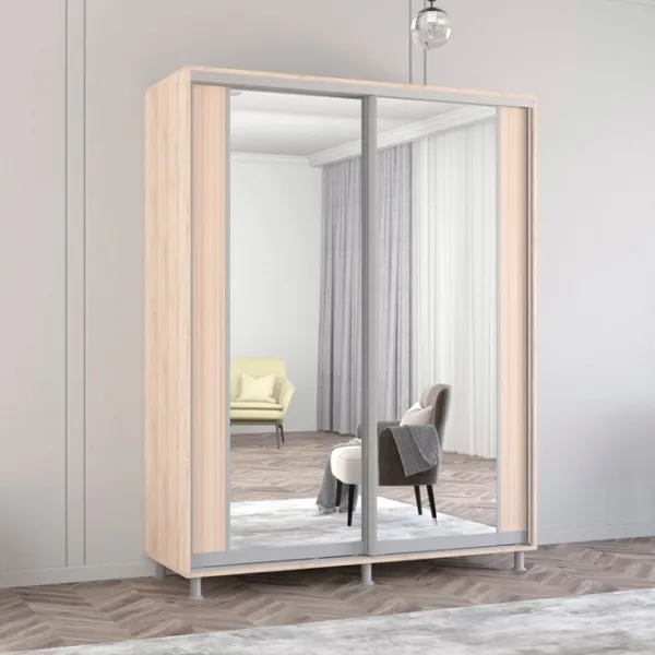 Dulap Mobildor-Lux Aron K2 180 x 60 x 200 / PAL / Sonoma photo 2