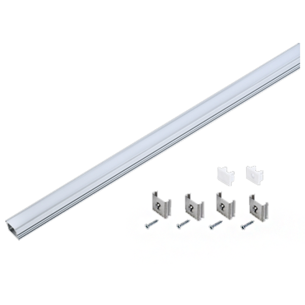 Profil pentru benzi LED IEK LSADD1712-SET1-2-N1-1-08  Aluminiu / 2000 mm photo 1