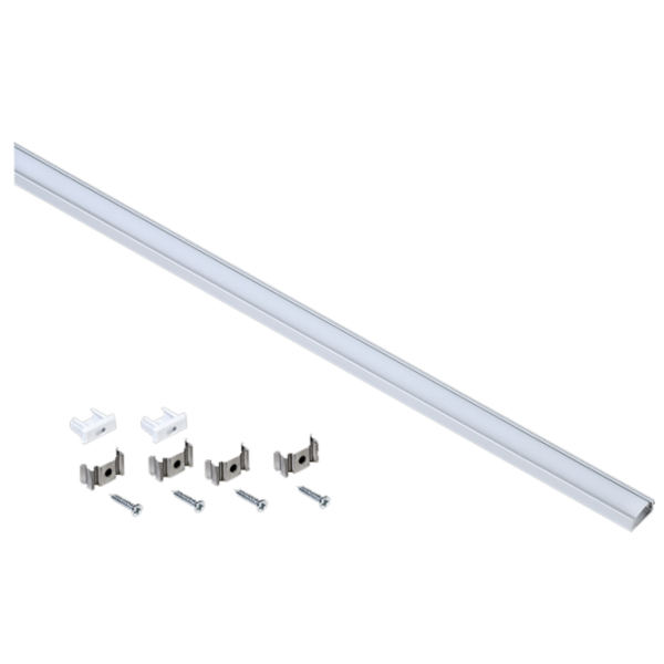 Profil pentru benzi LED IEK LSADD1607-SET1-2-N1-1-08  Aluminiu / 2000 mm photo 1