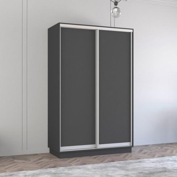 Шкаф Mobildor-Lux Fox 140 x 60см x 230 / ЛДСП / Antracit photo 3