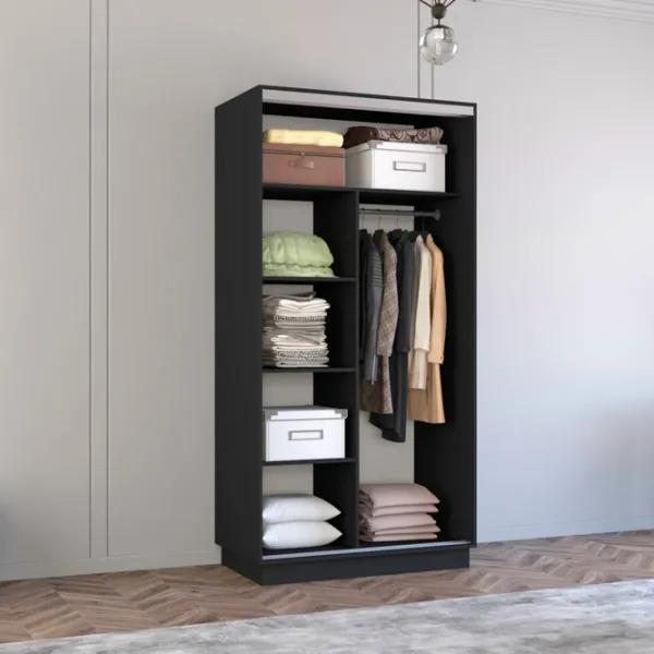 Dulap Mobildor-Lux Fox 170 x 60 x 230 / PAL / Antracit photo 2