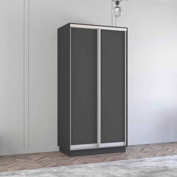 Шкаф Mobildor-Lux Fox 120 x 60см x 240 / ЛДСП / Antracit photo 3