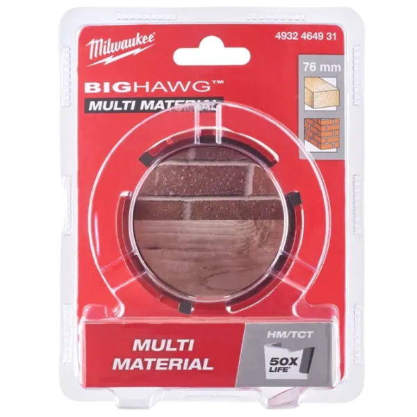 Коронка Milwaukee BIG HAWG Биметалл / 5/8" photo 2