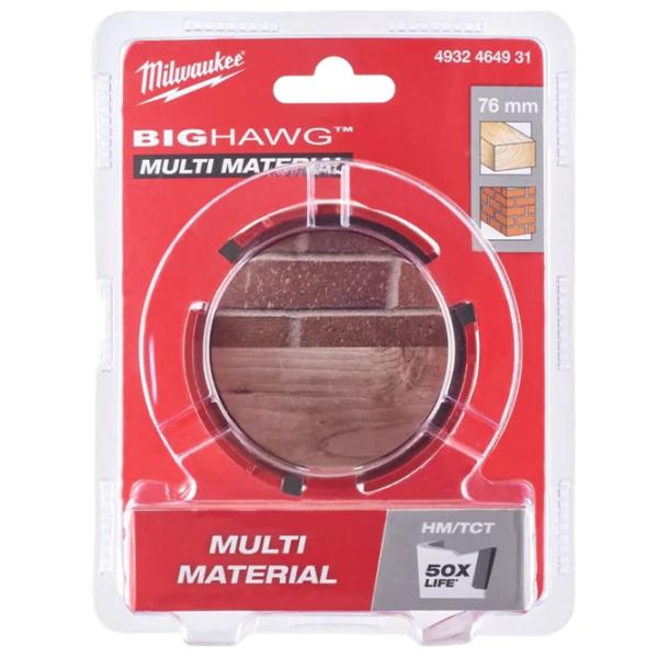 Коронка Milwaukee BIG HAWG Биметалл / 5/8" photo 2