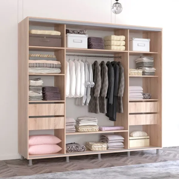 Dulap Mobildor-Lux Aron K2 240 x 60 x 220 / PAL / Sonoma photo 3