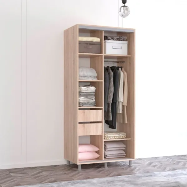 Dulap Mobildor-Lux Aron K2 180 x 60 x 230 / PAL / Sonoma photo 3