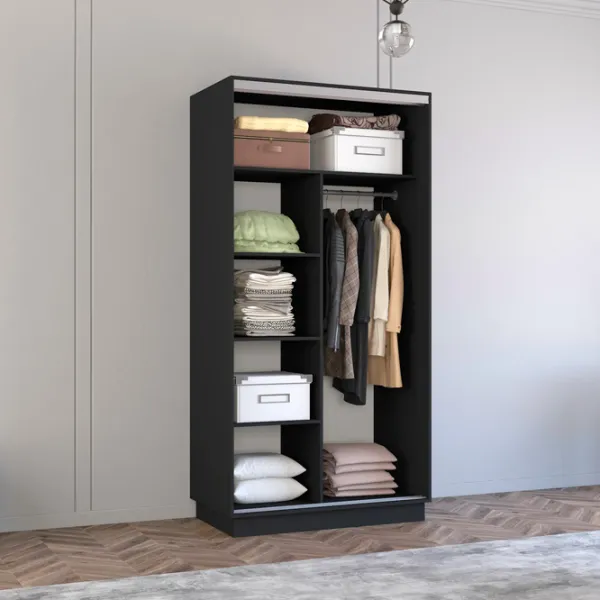 Dulap Mobildor-Lux Fox 160 x 60 x 240 / PAL / Antracit photo 2