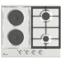 Plită încorporabilă pe gaz Tornado BRD60 2G2E Inox / Inox