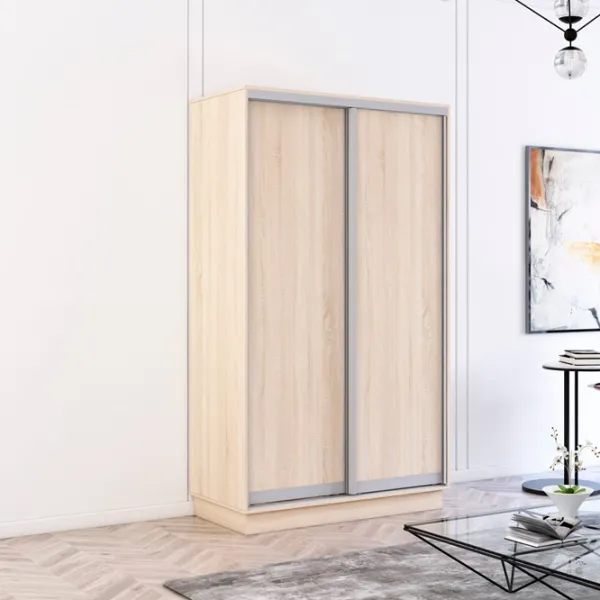 Шкаф Mobildor-Lux Fox 100 x 60см x 200 / ЛДСП / Sonoma photo 3