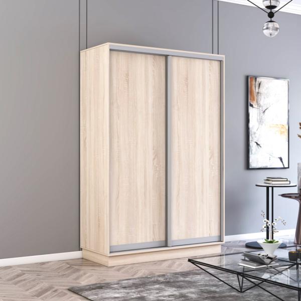 Шкаф Mobildor-Lux Fox 140 x 60см x 200 / ЛДСП / Sonoma photo 3