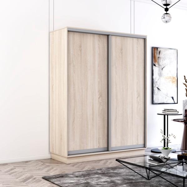 Dulap Mobildor-Lux Fox 150 x 60 x 200 / PAL / Sonoma photo 3