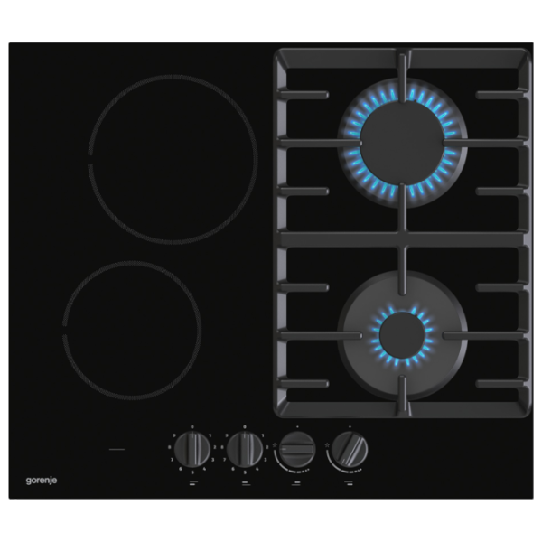 Газовая варочная панель Gorenje GCE691BSC  Закаленное стекло / Черный photo 1