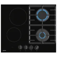 Газовая варочная панель Gorenje GCE691BSC  Закаленное стекло / Черный