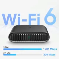 Wi-Fi Роутер TP-Link TL-WR1502X 300 Мбит/с / 1201 Мбит/с / Черный photo 3