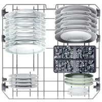 Mașină de spălat vase Candy CF 3E7L0S / Silver photo 10