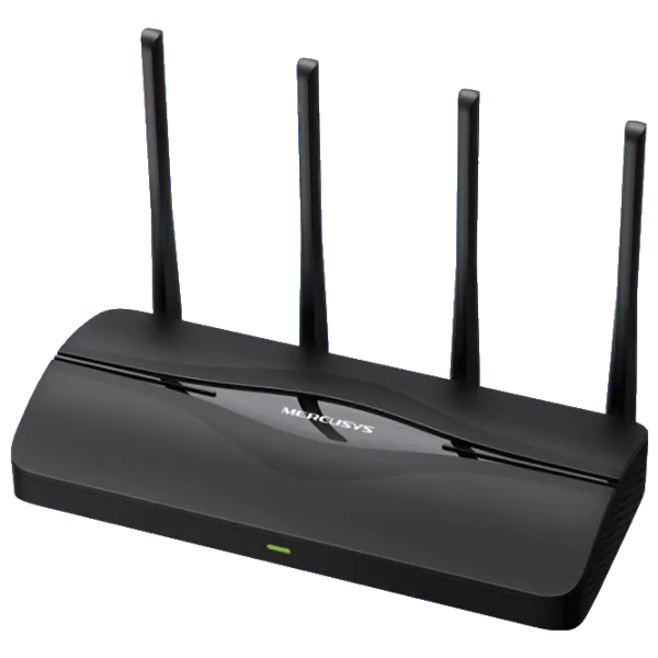 Wi-Fi Router Mercusys MR27BE 688 Mbps / 2880 Mbit/s / Black photo 1