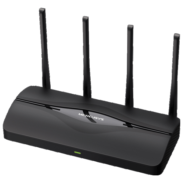 Wi-Fi Router Mercusys MR27BE 688 Mbps / 2880 Mbit/s / Black photo 1