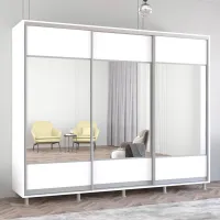 Dulap Mobildor-Lux Aron 270 x 60 x 240 / PAL / White photo 3