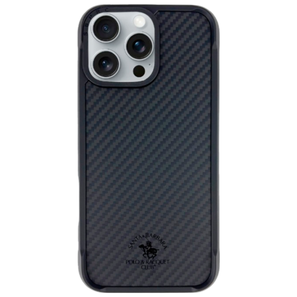 Husă pentru smartphone Apple iPhone 16 Pro Max Santa Barbara Polo & Racquet Club / Back / TPU / Dark Gray photo 1