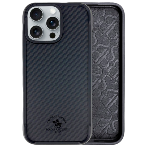 Husă pentru smartphone Apple iPhone 16 Pro Santa Barbara Polo & Racquet Club / Back / TPU / Dark Gray photo 2