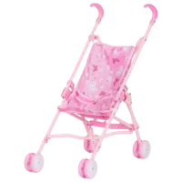 Коляска для кукол Chipolino Did Butterflies KZKDI02201BU Прогулочная / 3+