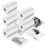 Бумага для замены Eschen Thermal Mini Printer Printing Paper Hârtie / Белый