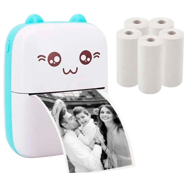 Бумага для замены Eschen Thermal Mini Printer Printing Paper Hârtie / Белый photo 4