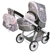 Cărucior pentru păpuși DeCuevas Sky 80535  Pentru plimbare / 3+
