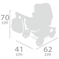 Cărucior pentru păpuși DeCuevas Sky 80535 Pentru plimbare / 3+ photo 7