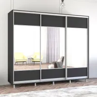 Dulap Mobildor-Lux Aron 270 x 60 x 220 / PAL / Antracit photo 3
