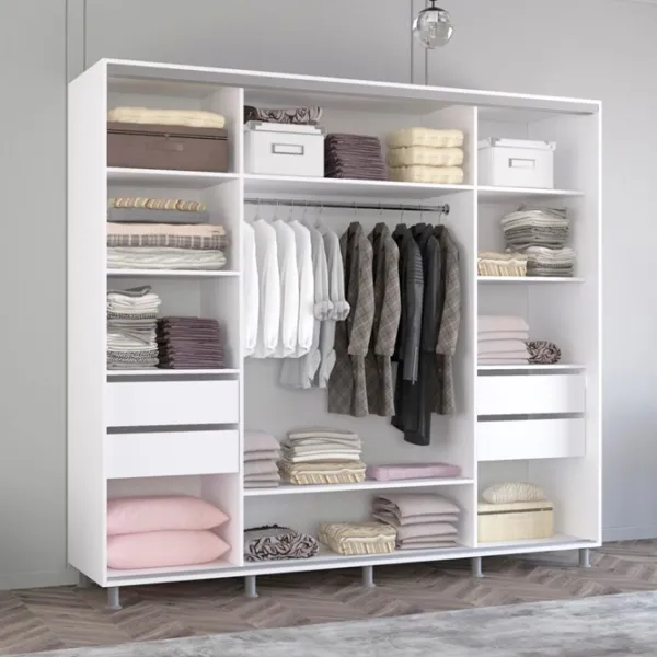 Шкаф Mobildor-Lux Aron 260 x 60см x 230 / ЛДСП / Antracit photo 3