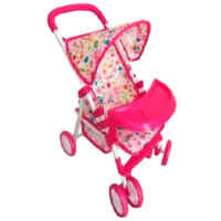 Cărucior pentru păpuși Baby Mix ME-9304BWT1711  Pentru plimbare / 3+
