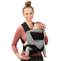 Marsupiu pentru copii KinderKraft Adoree Mei Tai (5902533918331) 16 kg / Gray photo 2