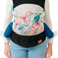 Переноска для детей KinderKraft Huggy (5902533914432) 20 кг / Flora photo 5