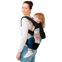 Переноска для детей KinderKraft Huggy (5902533914432) 20 кг / Flora photo 6