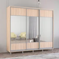 Dulap Mobildor-Lux Aron 250 x 60 x 200 / PAL / Sonoma photo 2