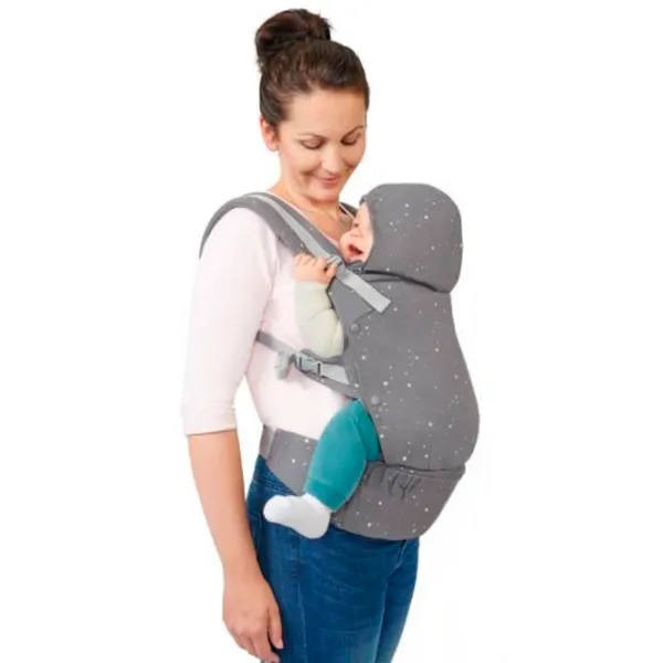 Переноска для детей KinderKraft Huggy (5902533915118) 20 кг / Серый photo 3 Переноска для детей KinderKraft Huggy (5902533915118) 20 кг / Серый photo 3
