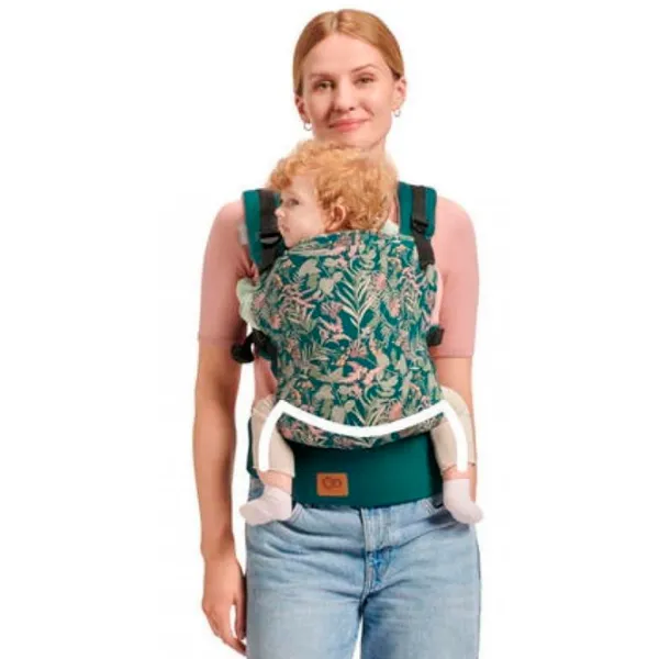 Marsupiu pentru copii KinderKraft Milo (5902533919949) 20 kg / Green photo 4 Marsupiu pentru copii KinderKraft Milo (5902533919949) 20 kg / Green photo 4