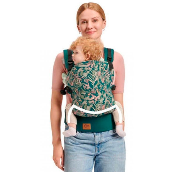 Marsupiu pentru copii KinderKraft Milo (5902533919949) 20 kg / Green photo 4 Marsupiu pentru copii KinderKraft Milo (5902533919949) 20 kg / Green photo 4