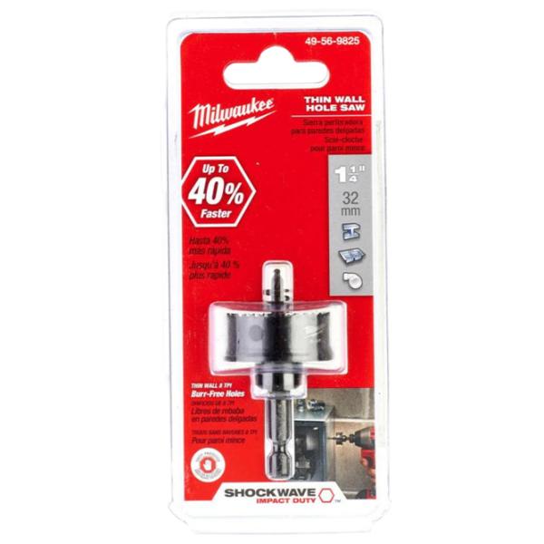 Carotă Milwaukee Shockwave Bimetal / Hexaedre photo 3 Carotă Milwaukee Shockwave Bimetal / Hexaedre photo 3